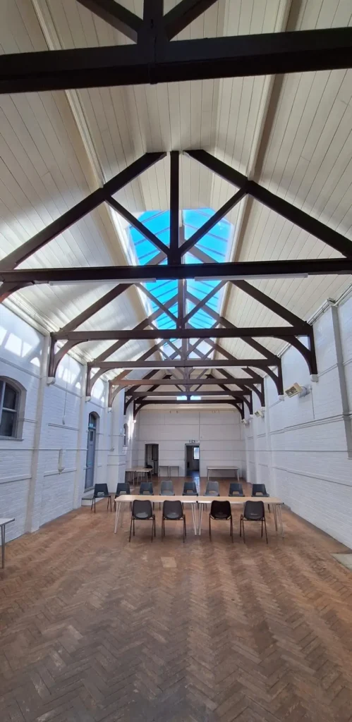 Looking inside the Market Hall